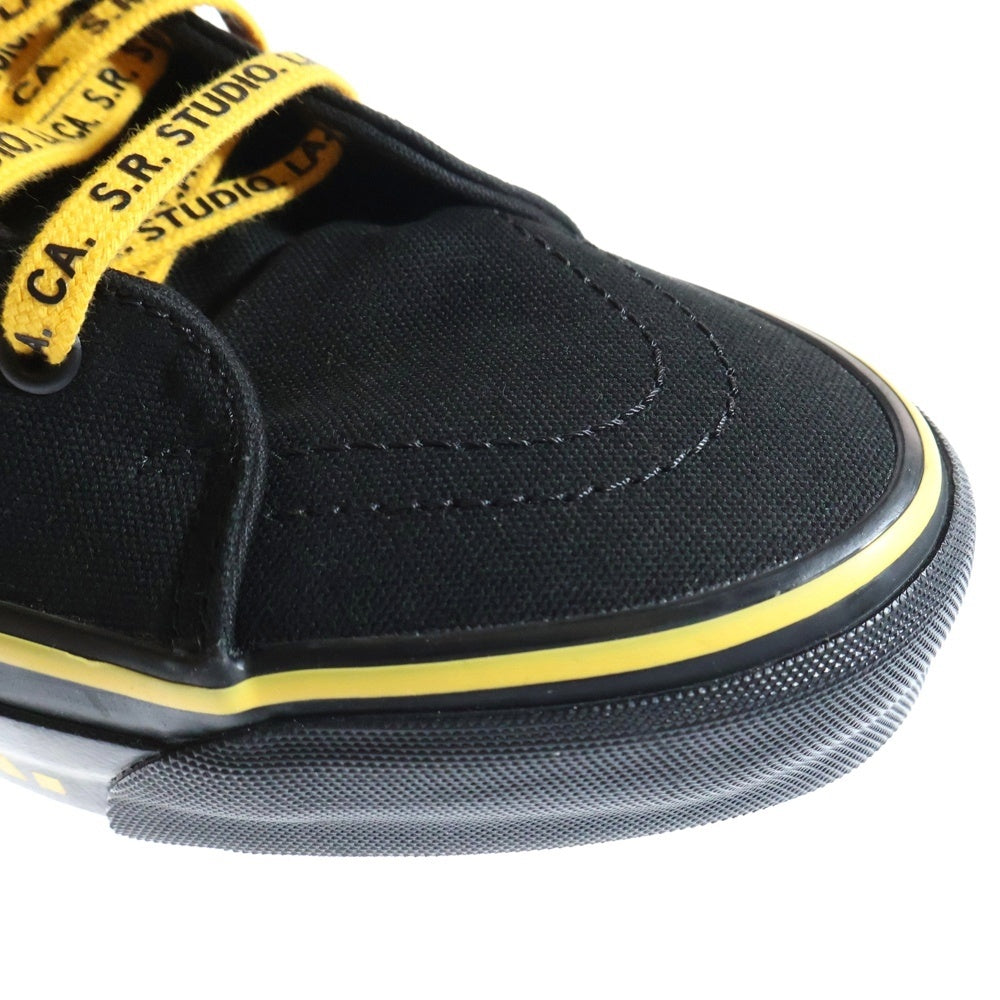 VANS(ヴァンズ) ×S.R.STUDIO.LA.CA SK-8 HI 38 エスアールスタジオエルエーシーエー スケート ハイカットスニーカー ブラック/イエロー US9.5/27.5cm VN000S54Y23