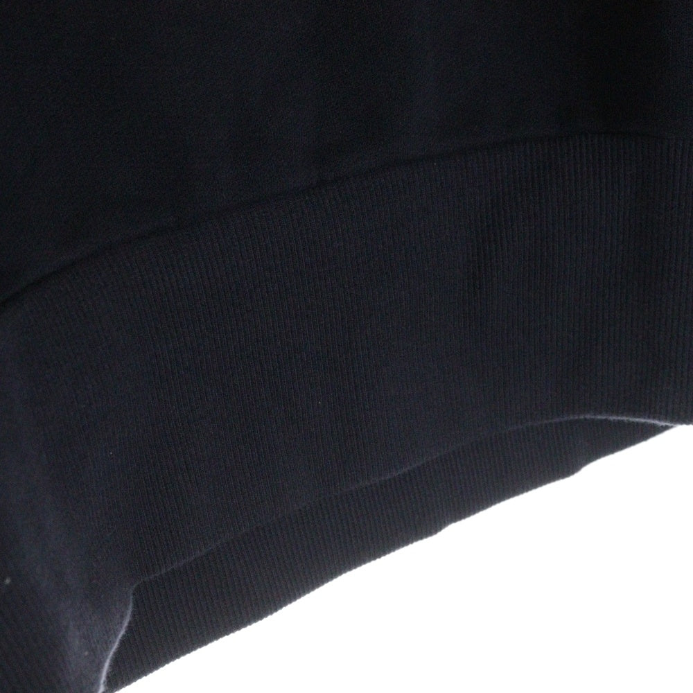KANYE WEST(カニエウェスト) ×AWGE JIK CROSS SWEATSHIRT オーグ ジーザスイズキング クロス 両面プリント モックネック プルオーバースウェットトレーナー ブラック