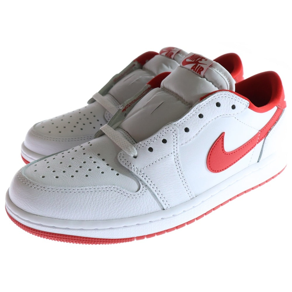 NIKE(ナイキ) AIR JORDAN 1 RETRO LOW エアジョーダン レトロ ローカットスニーカー ホワイト/レッド US9/27cm CZ0790-161