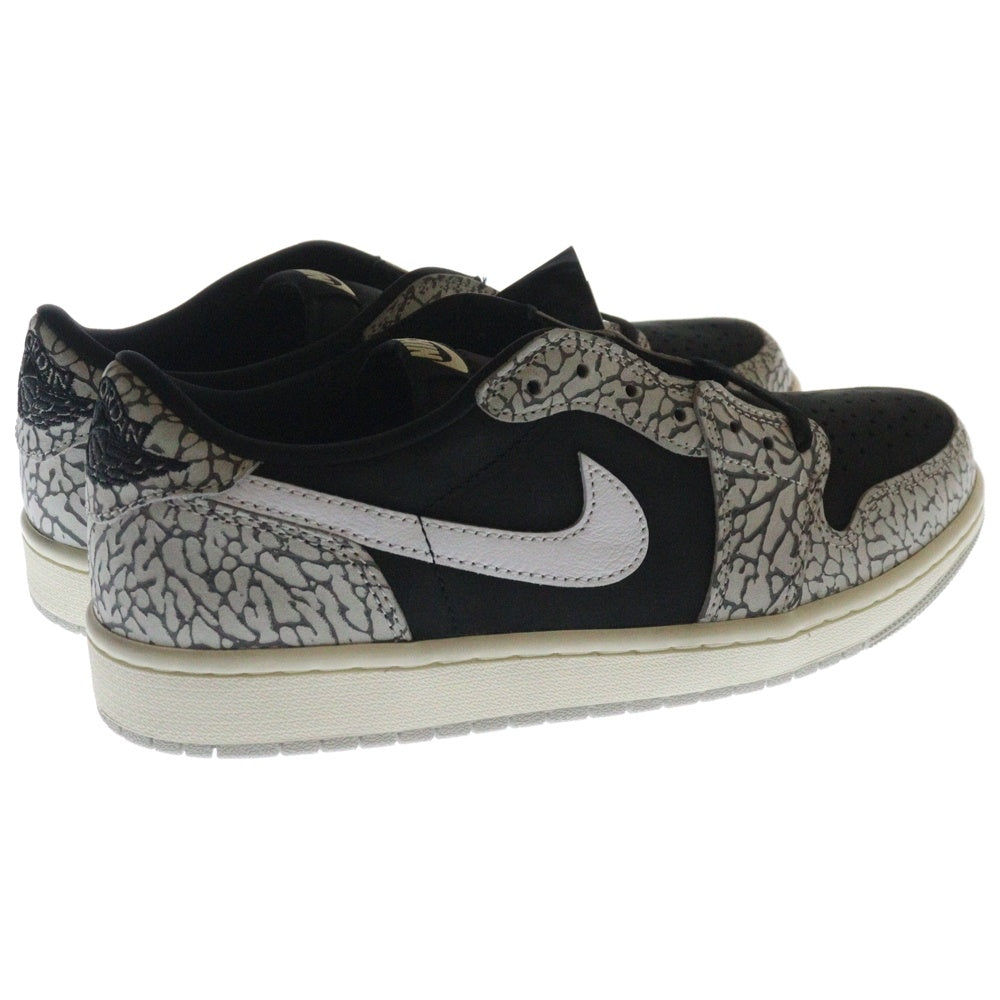 NIKE(ナイキ) AIR JORDAN 1 RETRO LOW OG BLACK CEMENT エアジョーダン レトロ ブラックセメント ローカットスニーカー グレー/ブラック US9/27cm CZ0790-001