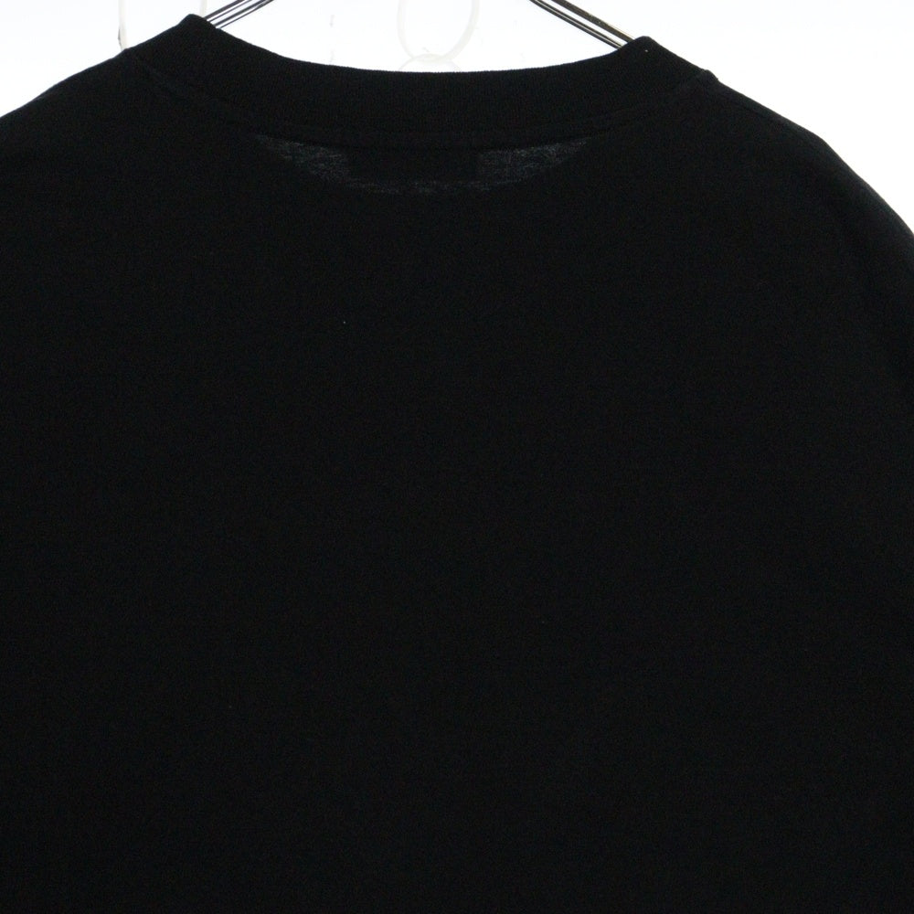 BALENCIAGA(バレンシアガ) 19SS You Are The World Tee ユーアーザワールド フロントプリント半袖Tシャツ クルーネックカットソー ブラック 556133 TDV18