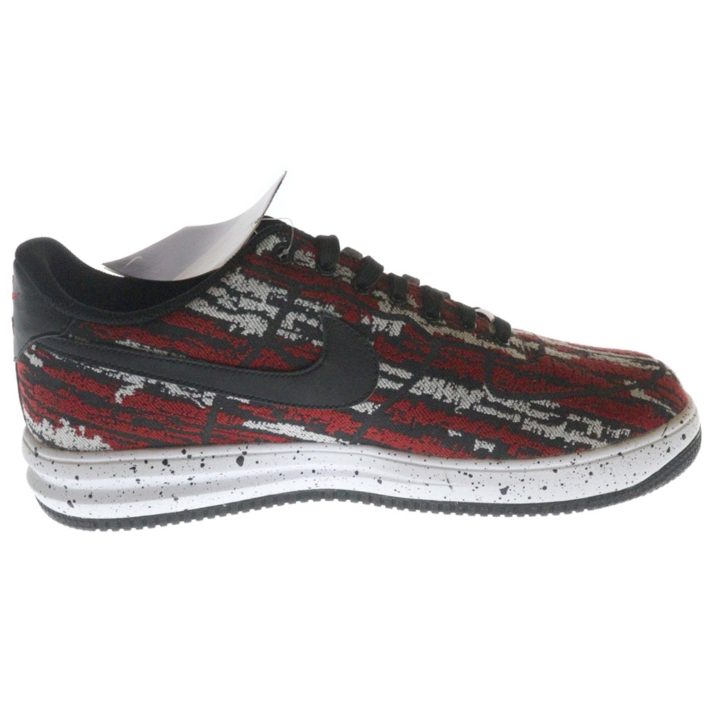 NIKE(ナイキ) 【観賞用 2014年製】 LUNAR FORCE 1 14 JACQ QS ルナフォース1 ジャガード ローカットスニーカー レッド US10.5/28.5cm 715733-600