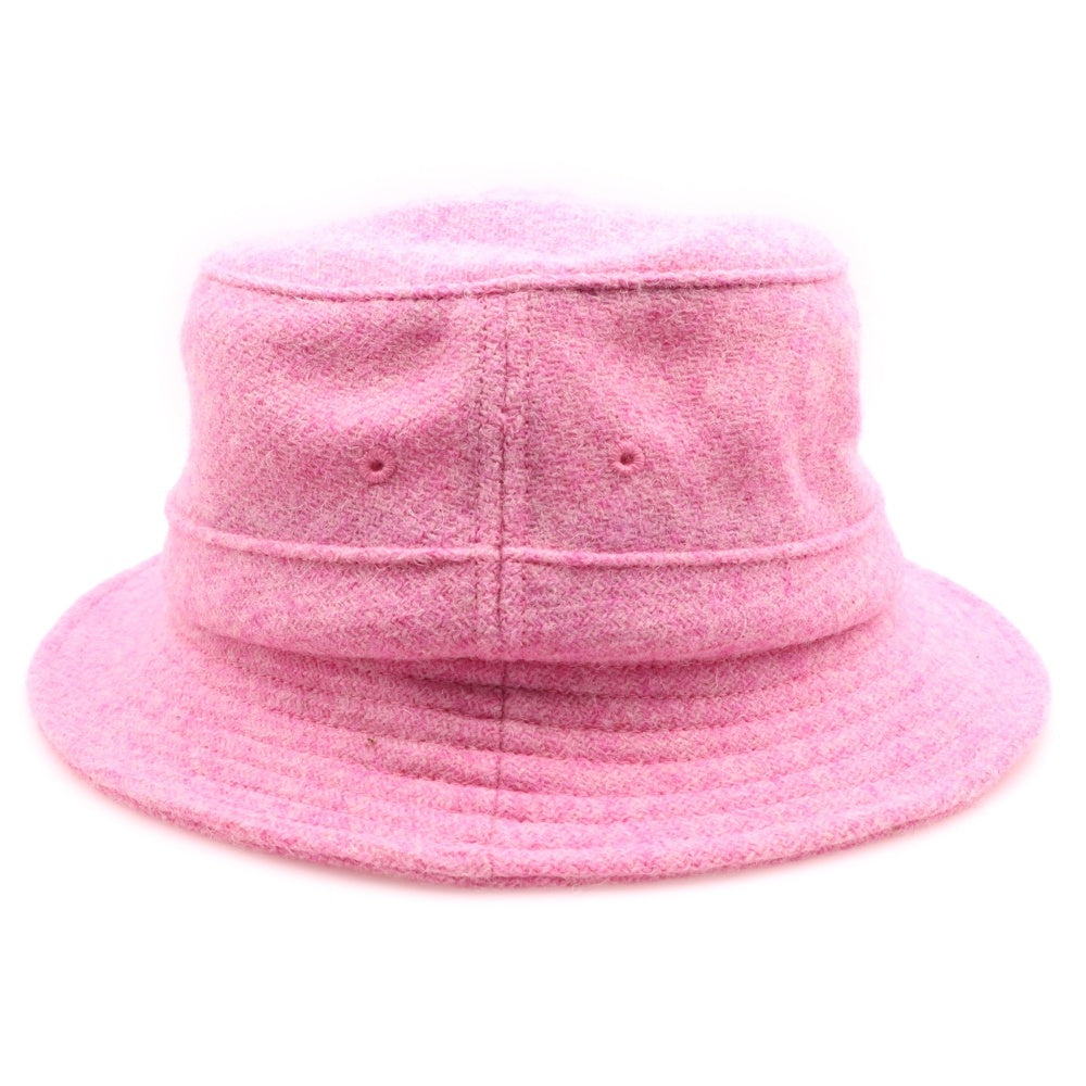 SUPREME(シュプリーム) 21AW Harris Tweed Classic Logo Crusher Hat ハリスツイード クラシックロゴ クラッシャーハット 帽子 ピンク