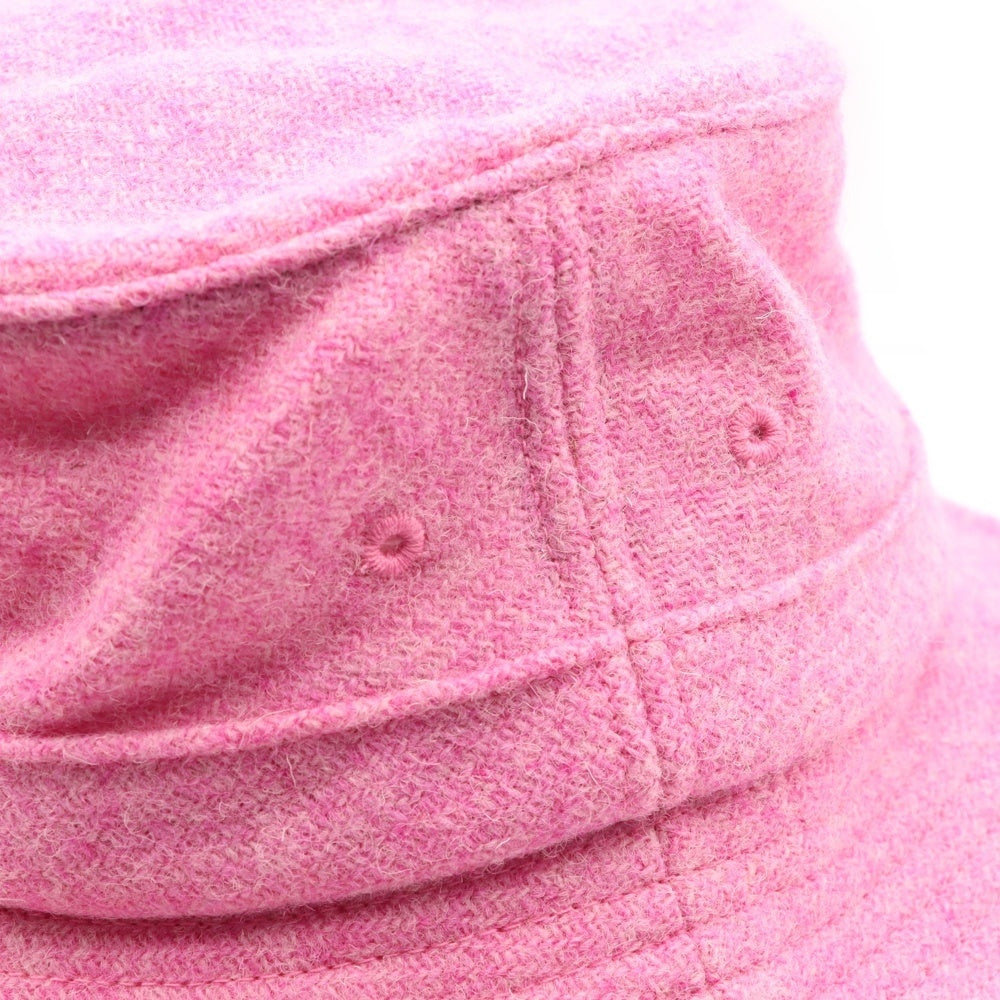 SUPREME(シュプリーム) 21AW Harris Tweed Classic Logo Crusher Hat ハリスツイード クラシックロゴ クラッシャーハット 帽子 ピンク
