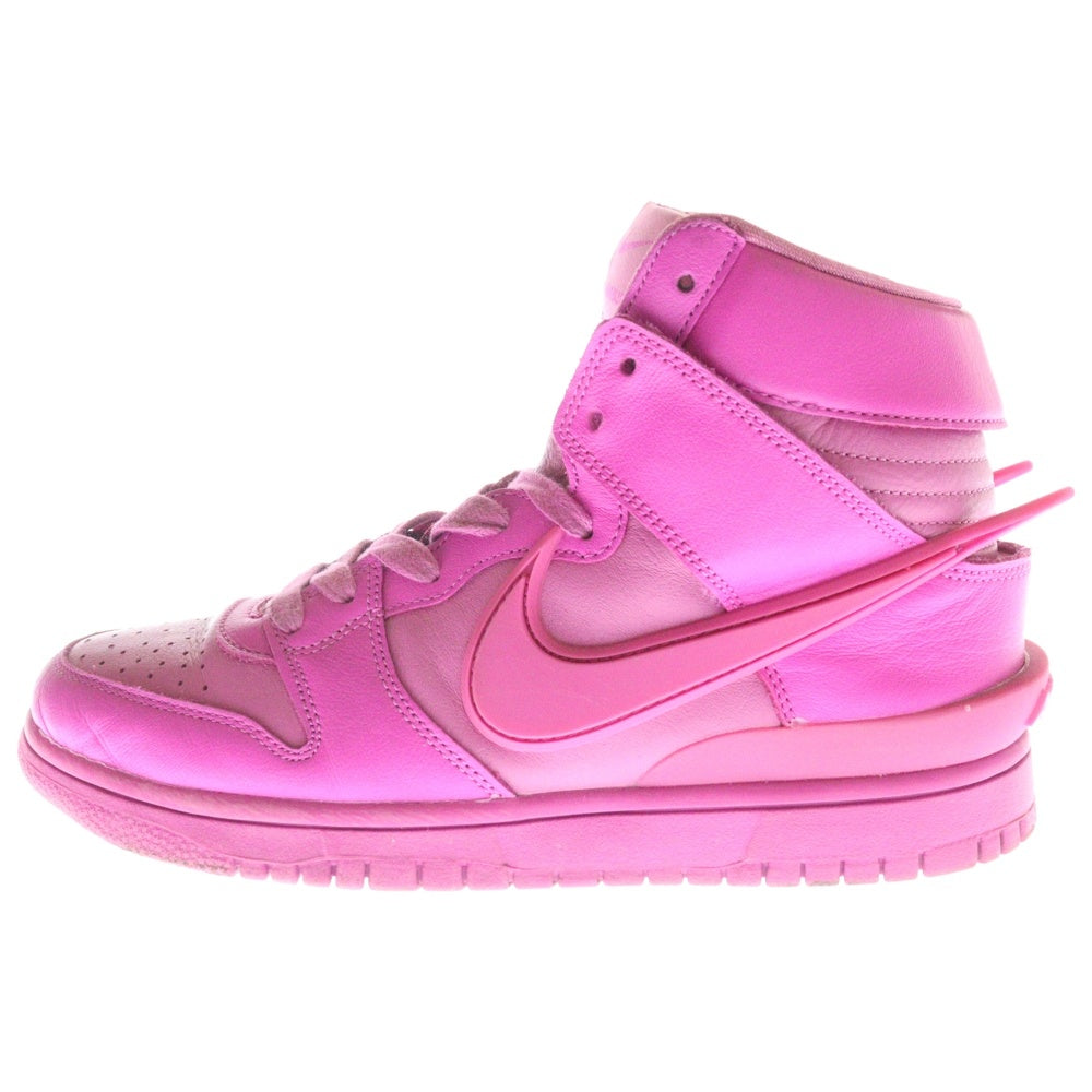 NIKE(ナイキ) ×AMBUSH DUNK HIGH PINK アンブッシュ ダンク ピンク ハイカットスニーカー ピンク レディース US6.5/24.5cm CU7544-600