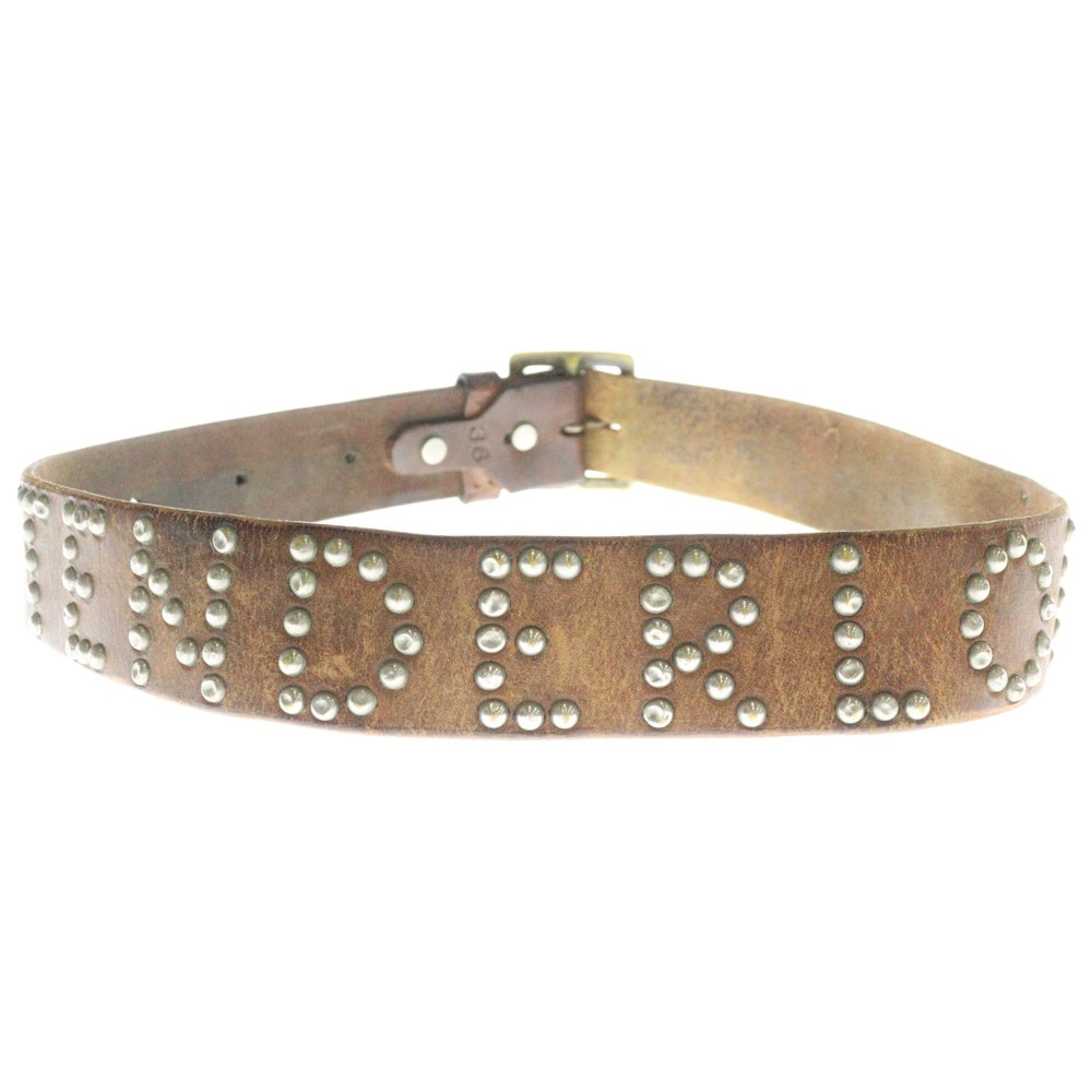 TENDERLOIN(テンダーロイン) ×HTC T-STUDS BELT ロゴスタッズ