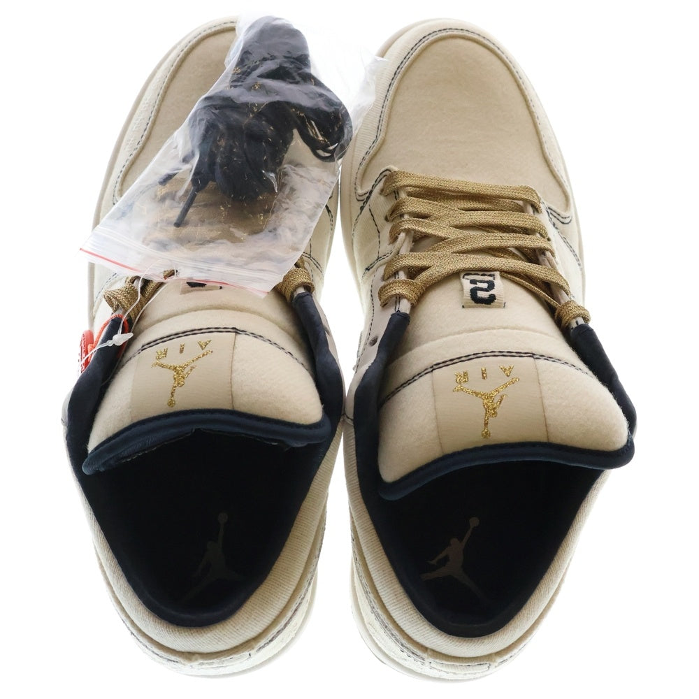 NIKE(ナイキ) 【観賞用 2010年製】AIR JORDAN 1 RETRO PHAT LOW CANVAS エア ジョーダン 1 レトロ ファット キャンバス ローカットスニーカー US8.5/26.5cm 395669-102