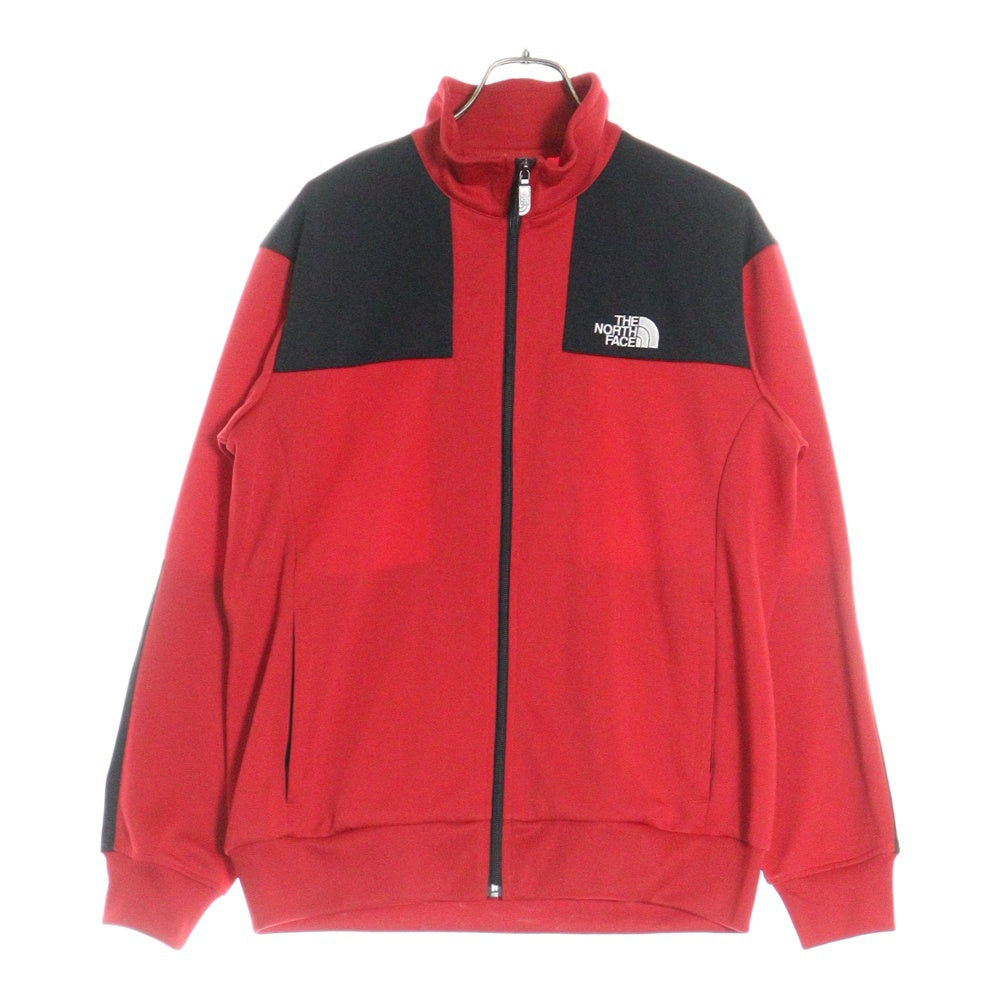 THE NORTH FACE(ザノースフェイス) JERSEY JACKET フロントロゴ ジャージジャケット レッド/ブラック NT11950