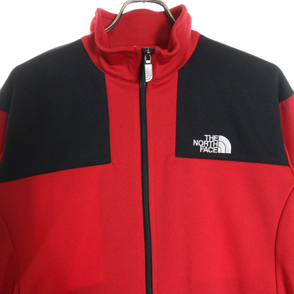 THE NORTH FACE(ザノースフェイス) JERSEY JACKET フロントロゴ ジャージジャケット レッド/ブラック NT11950