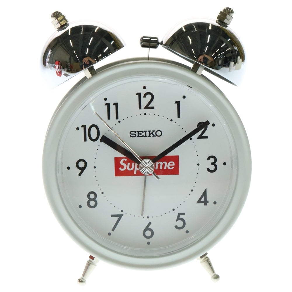 SUPREME(シュプリーム) 22AW ×SEIKO Alarm Clock セイコー ボックスロゴ 目覚まし時計 ホワイト
