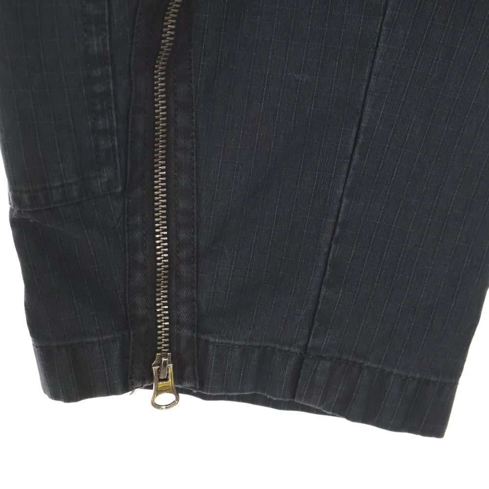 STUSSY(ステューシー) 24SS FLIGHT PANT RIPSTOP PIGMENT DYED フライト リップストップ ピグメントダイ パンツ ブラック 24S116655