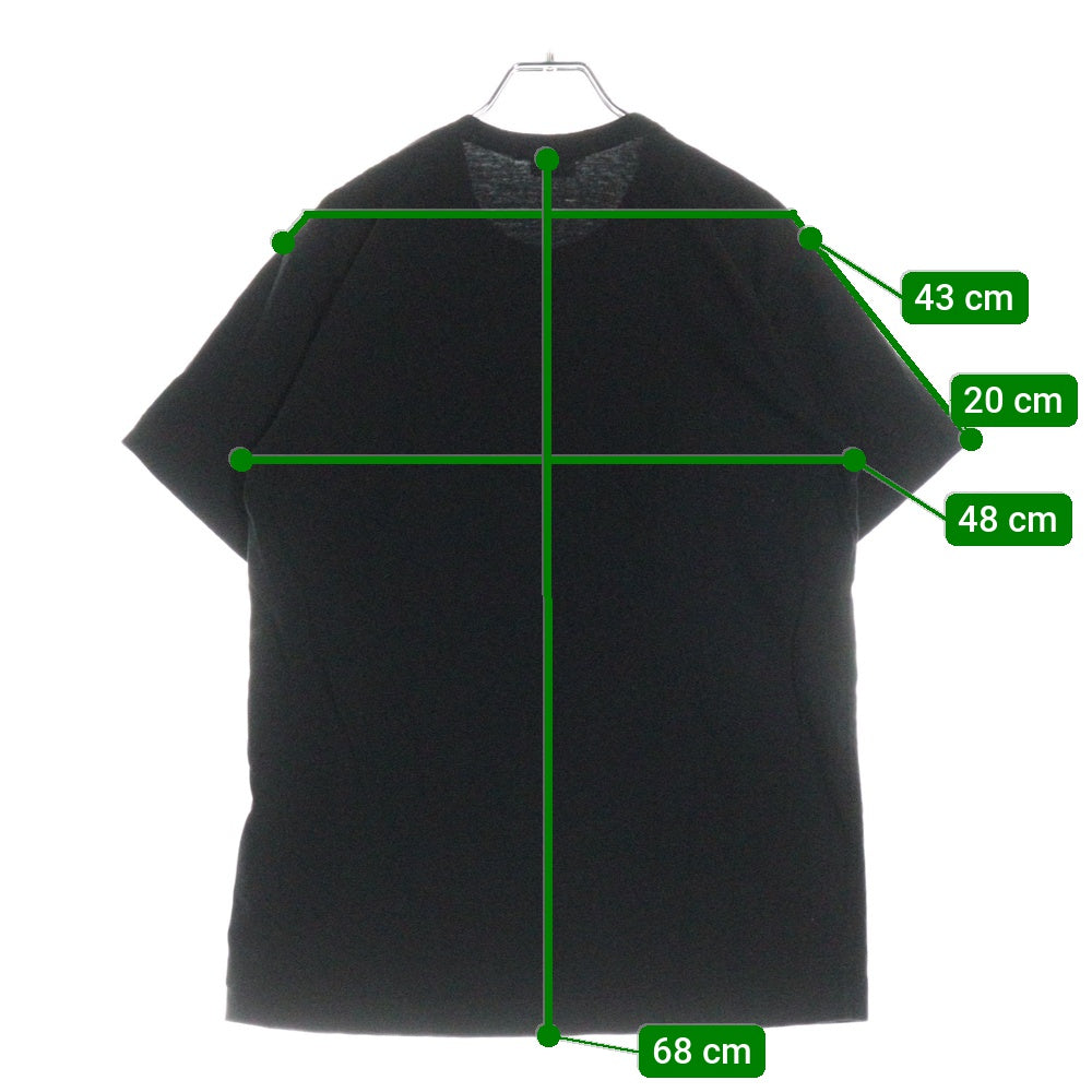 COMME des GARCONS(コムデギャルソン) 25SS AD2024 MY ENERGY COMES FROM FREEDOM フロントロゴプリント 半袖Tシャツ カットソー ブラック OZT314
