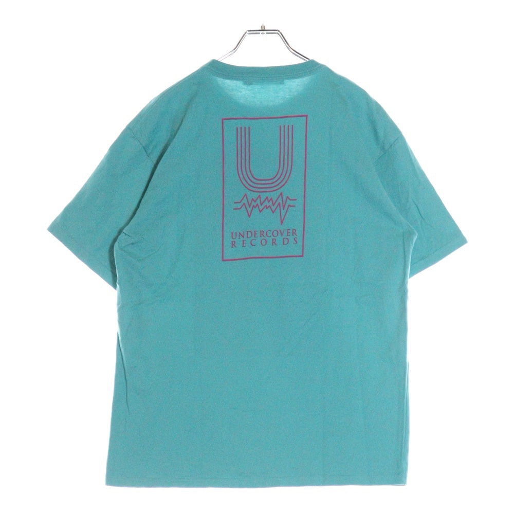 UNDERCOVER(アンダーカバー) TEE FREE DEAD MOTHERS UC RECORDS 両面プリント 半袖Tシャツ カットソー ライトブルー UC1E3808