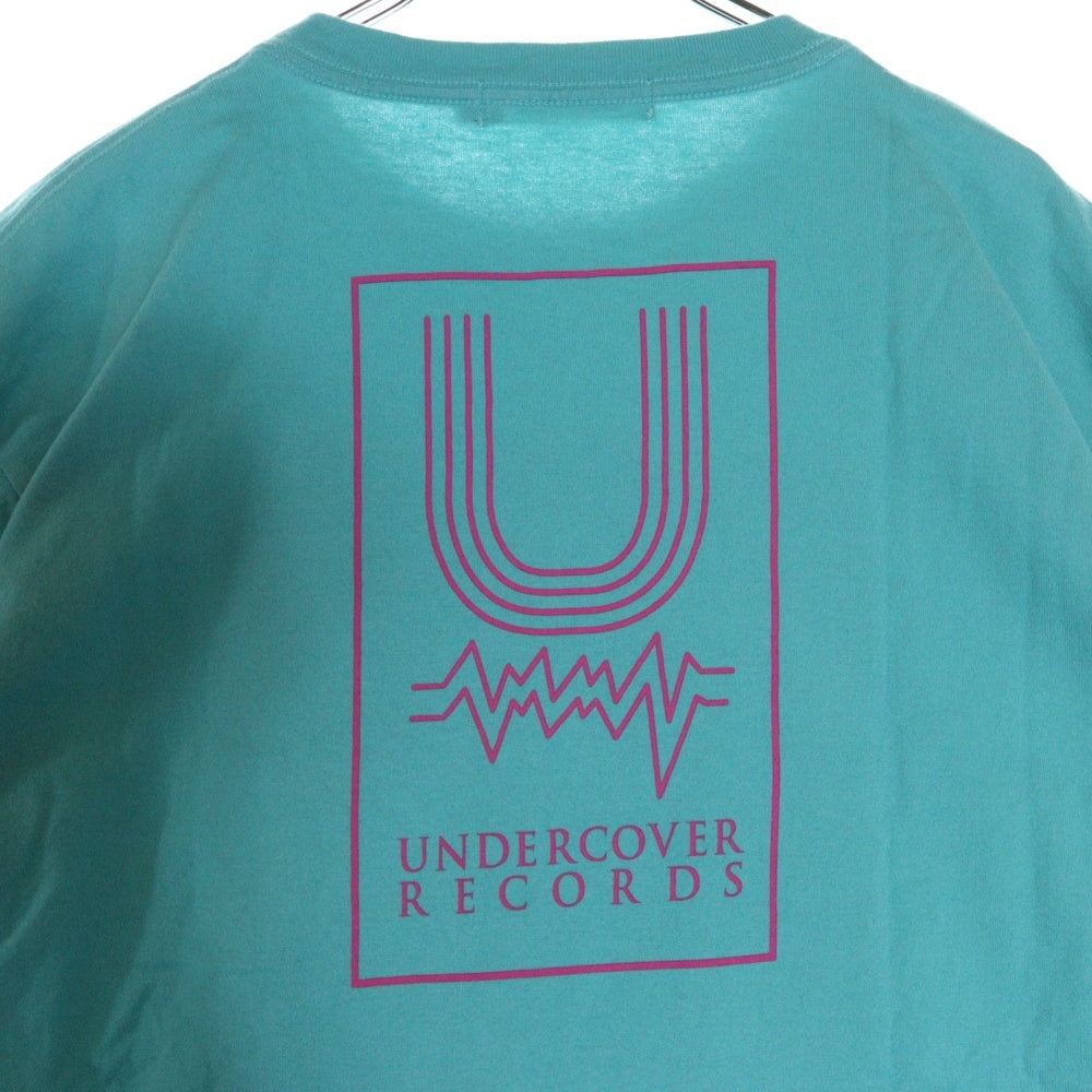 UNDERCOVER(アンダーカバー) TEE FREE DEAD MOTHERS UC RECORDS 両面プリント 半袖Tシャツ カットソー ライトブルー UC1E3808