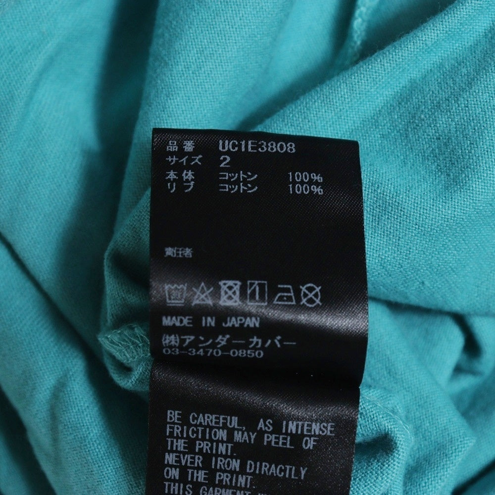 UNDERCOVER(アンダーカバー) TEE FREE DEAD MOTHERS UC RECORDS 両面プリント 半袖Tシャツ カットソー ライトブルー UC1E3808