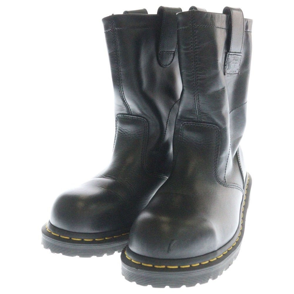 STUSSY(ステューシー) 24AW ×DR.MARTENS 2295 DECON STUSSY BLACK WANAMA ドクターマーチン デコン ステューシーブラックワナマ レザー ロングブーツ ブラック
