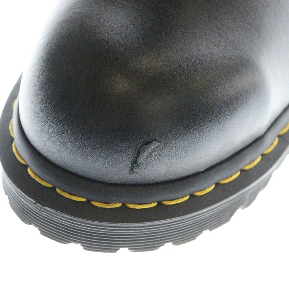 STUSSY(ステューシー) 24AW ×DR.MARTENS 2295 DECON STUSSY BLACK WANAMA ドクターマーチン デコン ステューシーブラックワナマ レザー ロングブーツ ブラック