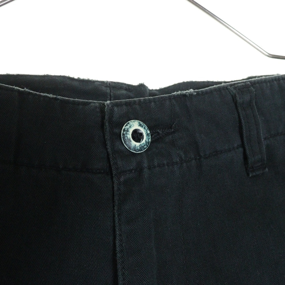 WTAPS(ダブルタップス) カットオフデザイン コットン カーゴショーツ ハーフパンツ ブラック TSDT-MIL05