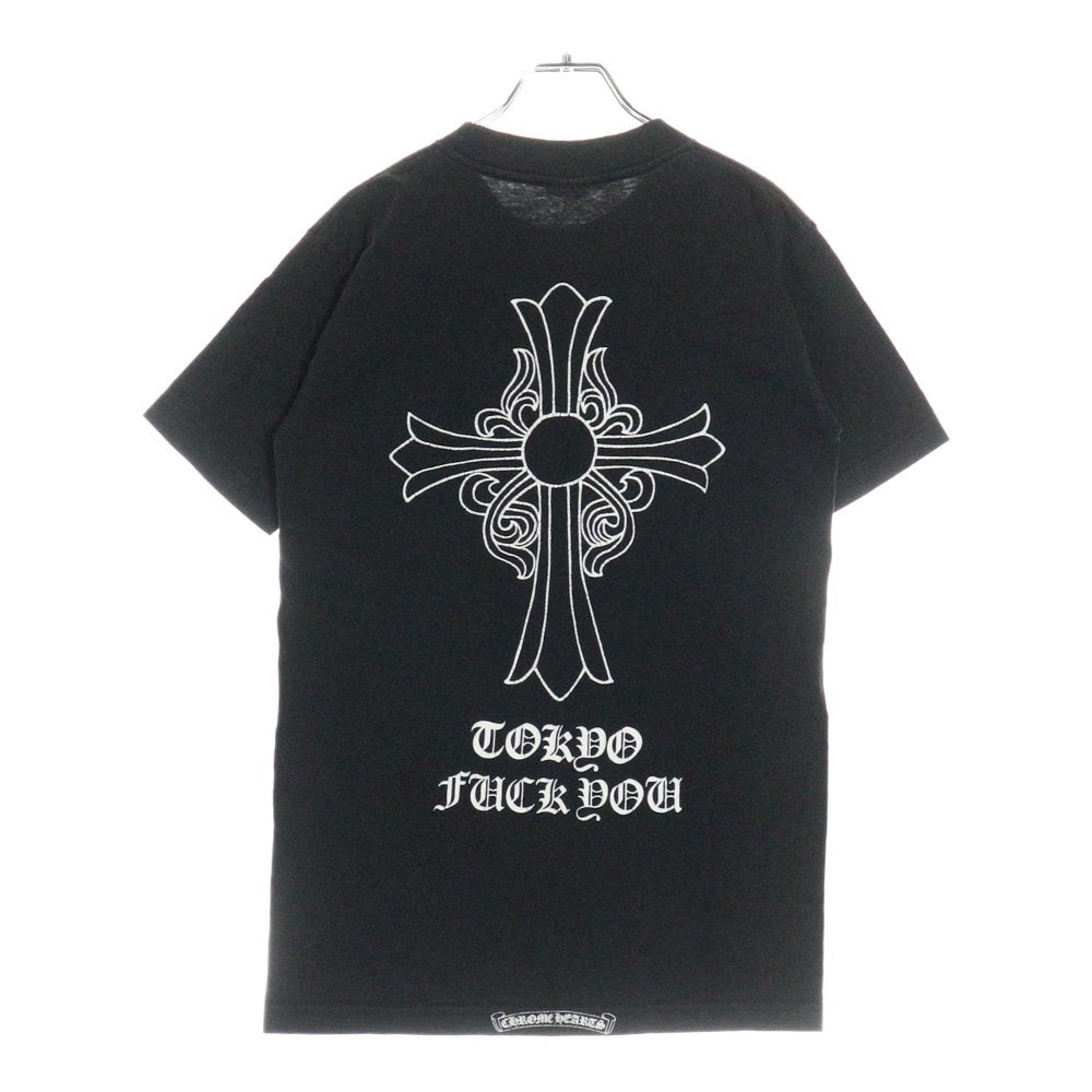CHROME HEARTS(クロムハーツ) OLD BACK CROSS TEE TOKYO オールド バッククロス 東京 半袖ポケットTシャツ カットソー ブラック