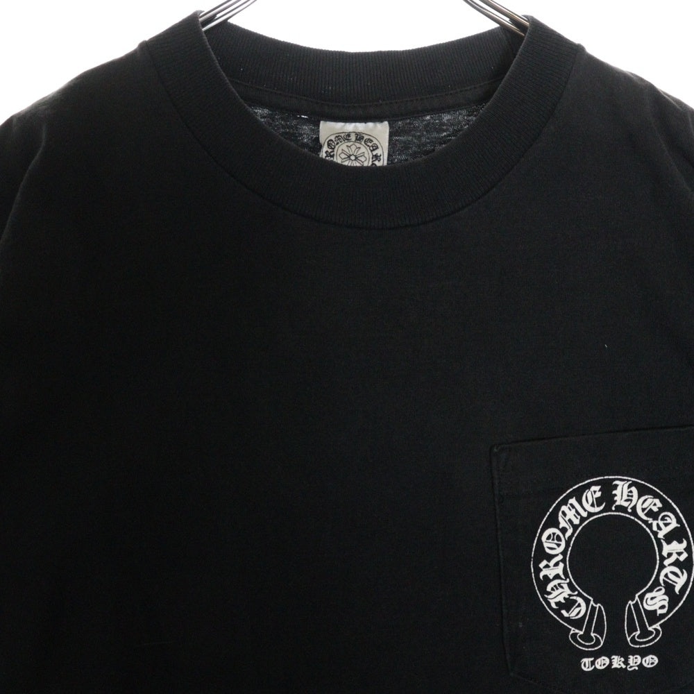 CHROME HEARTS(クロムハーツ) OLD BACK CROSS TEE TOKYO オールド バッククロス 東京 半袖ポケットTシャツ カットソー ブラック