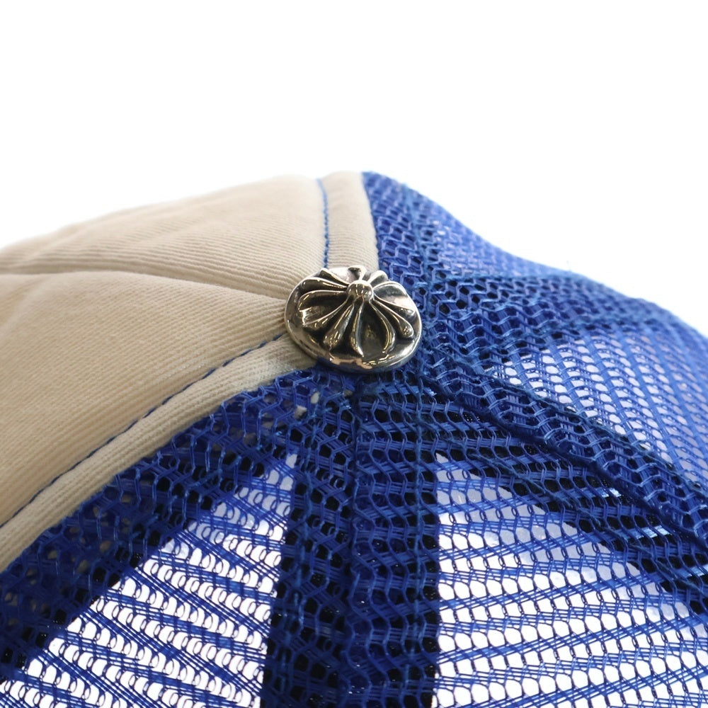 CHROME HEARTS(クロムハーツ) CH HOLLYWOOD TRUCKER CAP ハリウッド トラッカー メッシュ キャップ 帽子 ブルー