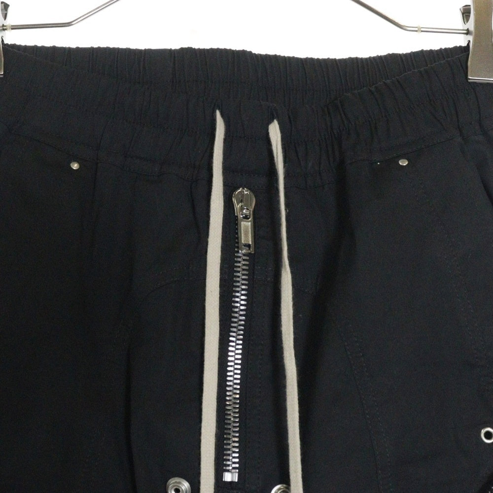 Rick Owens(リックオウエンス) 25SS BAUHAUS CARGO PANTS バウハウス ロング カーゴパンツ ブラック RU01E5377-TE