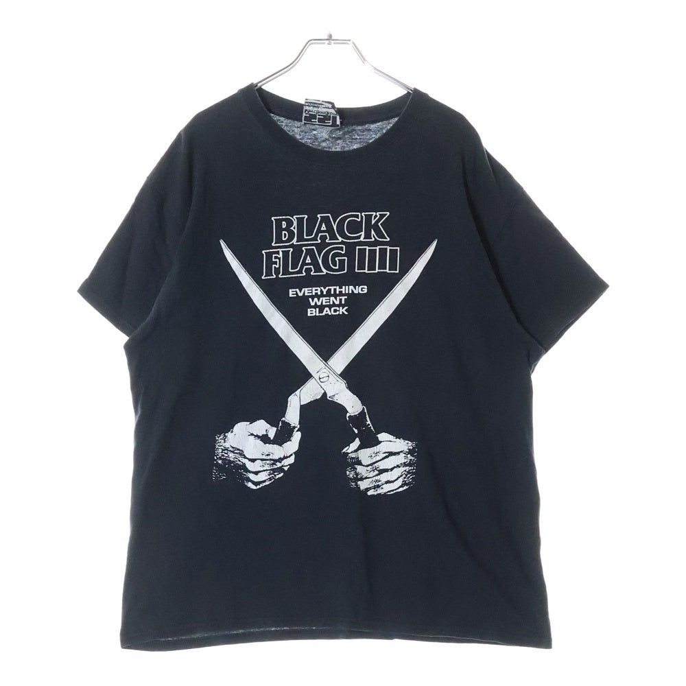 VINTAGE(ヴィンテージ) 90S BLACK FLAG III ブラックフラッグ プリント半袖Tシャツ ブラック