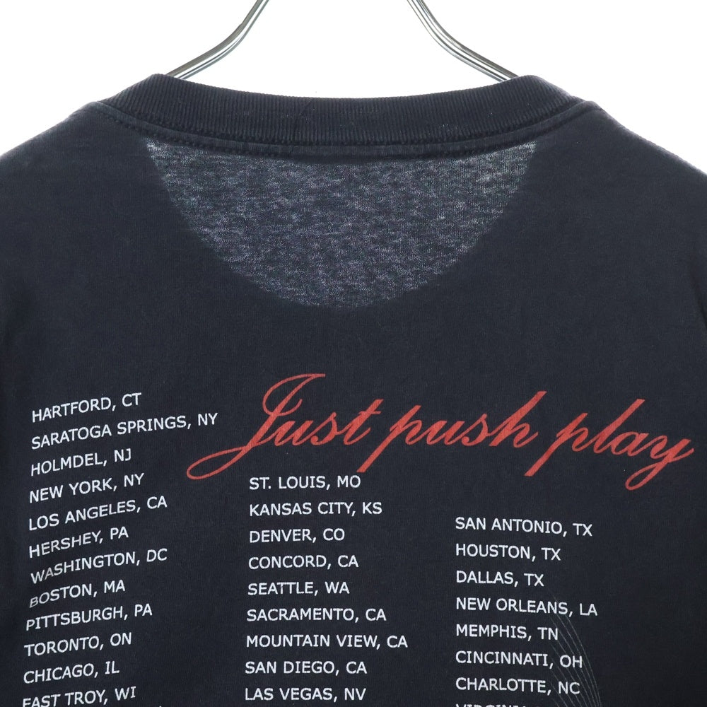 VINTAGE(ヴィンテージ) 00s AERO SMITH 2001 JUST PUSH PLAY TOUR エアロスミス ジャストプッシュプレイツアー 空山基 半袖Tシャツ ブラック