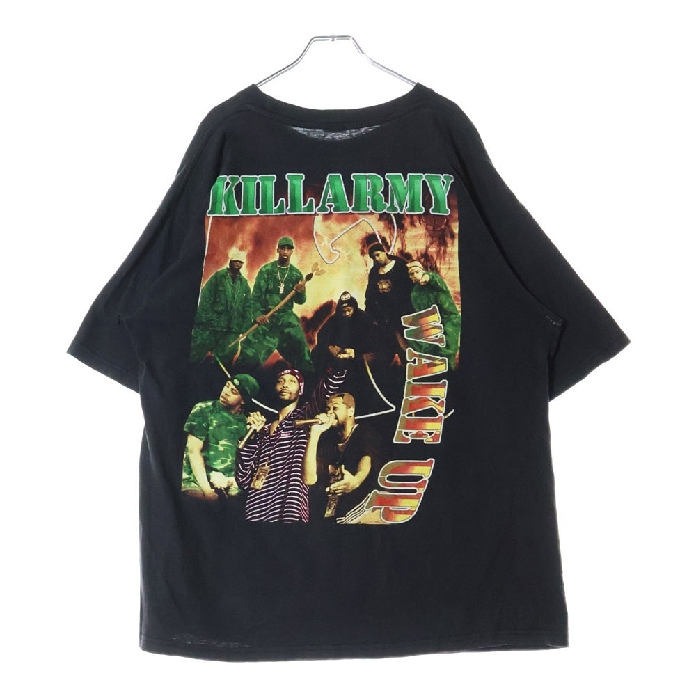 VINTAGE(ヴィンテージ) 90S WU-TANG CLAN KILL ARMY 両面プリントTシャツ ブラック