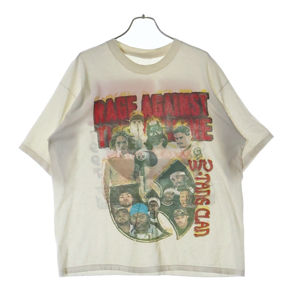 VINTAGE(ヴィンテージ) 90s RAGE AGAINST THE MACHINE x WU-TANG CLAN 1997 TOUR レイジアゲインストザマシーン ウータンクラン ツアーTシャツ ホワイト