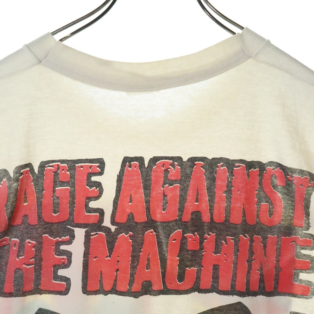 VINTAGE(ヴィンテージ) 90s RAGE AGAINST THE MACHINE x WU-TANG CLAN 1997 TOUR レイジアゲインストザマシーン ウータンクラン ツアーTシャツ ホワイト