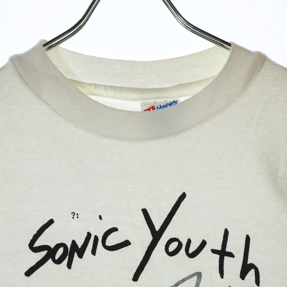 VINTAGE(ヴィンテージ) 90s SONIC YOUTH DGC EXPERIMENTAL JET SET TRASH AND NO STAR ソニックユース 半袖Tシャツ ホワイト