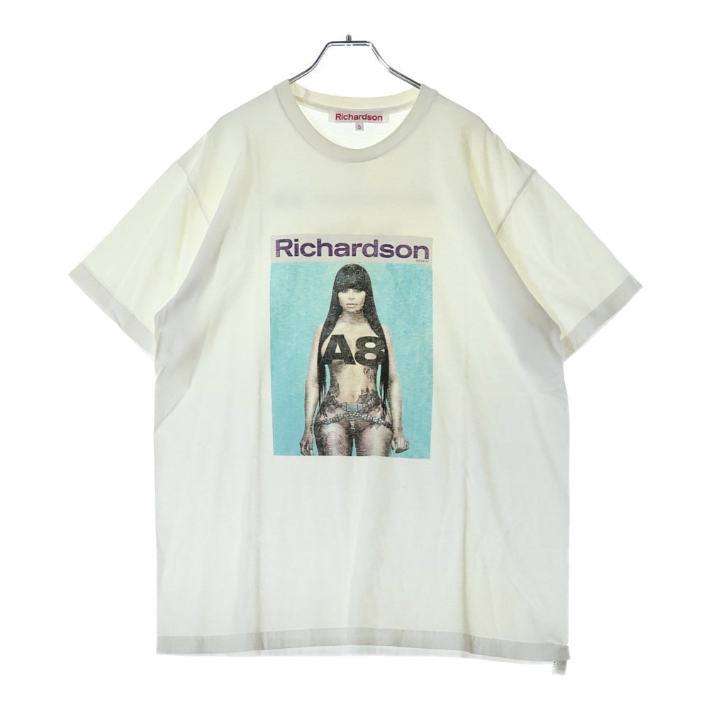 Richardson(リチャードソン) A8 Blac Chyna ブラックチャイナ フォトプリントTシャツ ホワイト