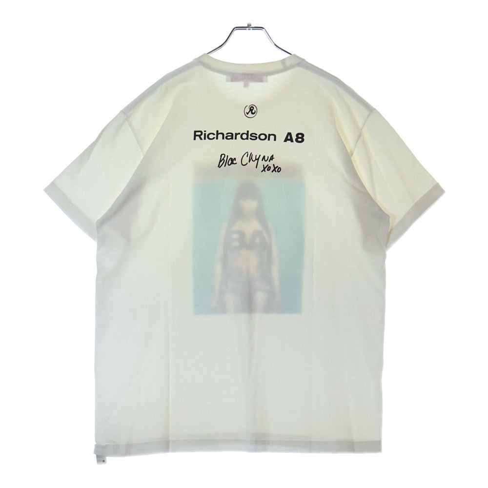 Richardson(リチャードソン) A8 Blac Chyna ブラックチャイナ フォトプリントTシャツ ホワイト