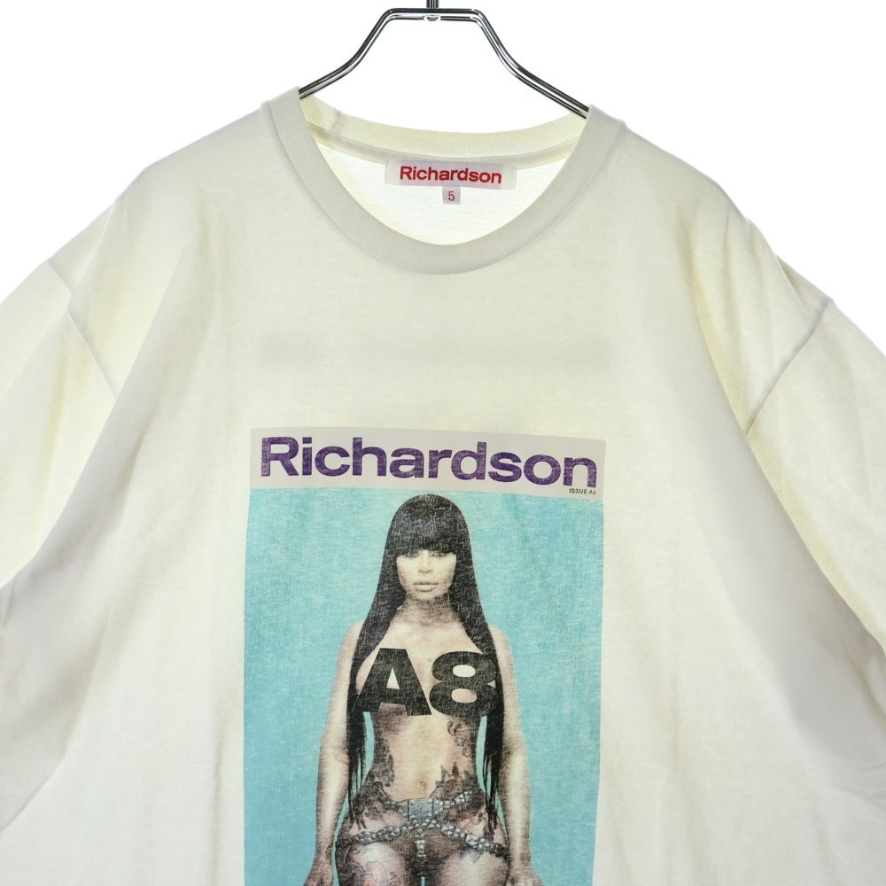 Richardson(リチャードソン) A8 Blac Chyna ブラックチャイナ フォトプリントTシャツ ホワイト