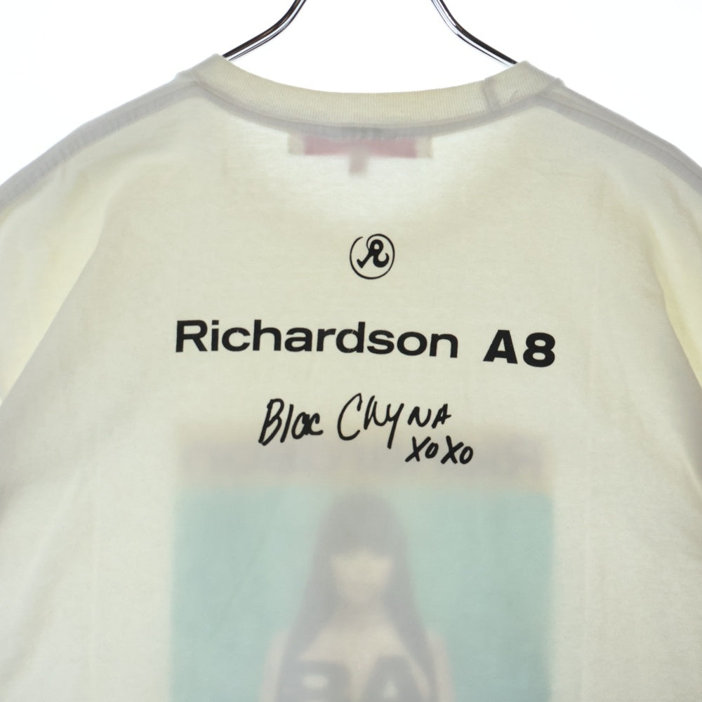 Richardson(リチャードソン) A8 Blac Chyna ブラックチャイナ フォトプリントTシャツ ホワイト
