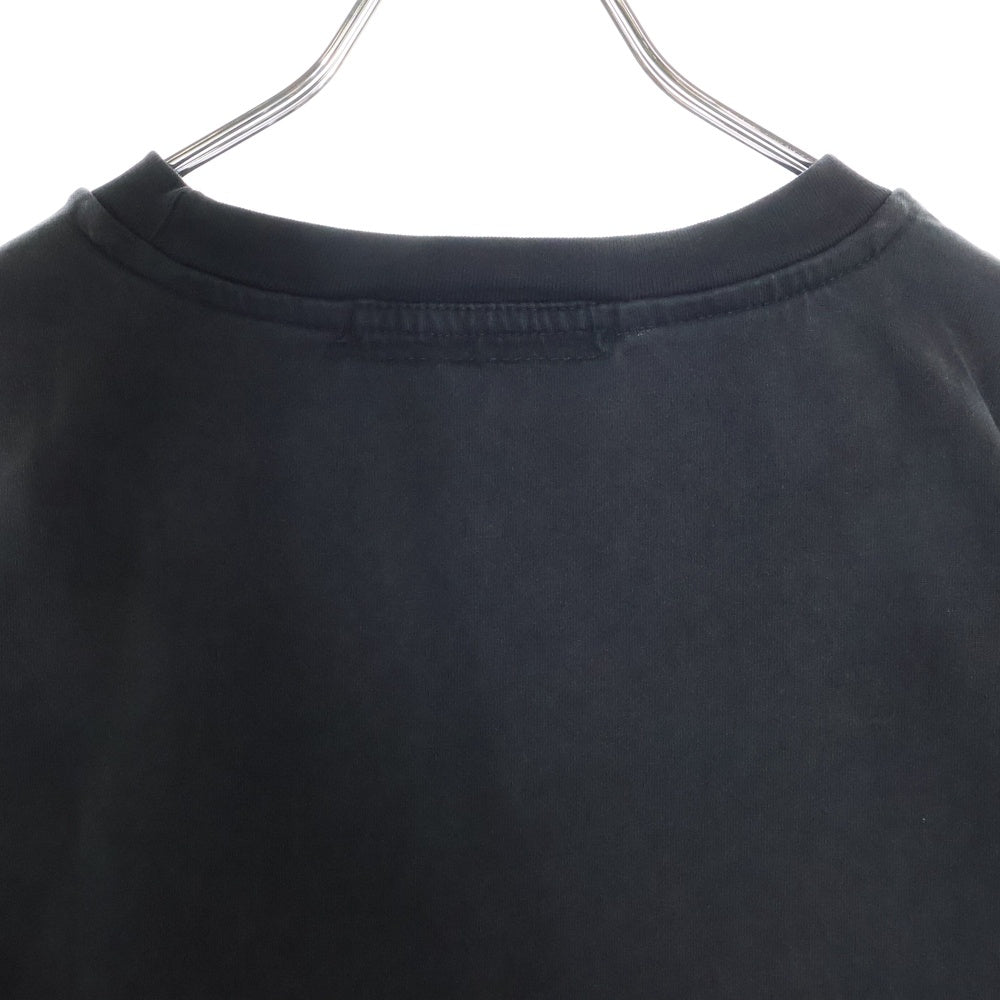 A GOOD BAD INFLUENCE(アグッドバッドインフレンス) KISS OF LIFE TEE キスオブライフ フロントプリントTシャツ 半袖クルーネックカットソー ブラック