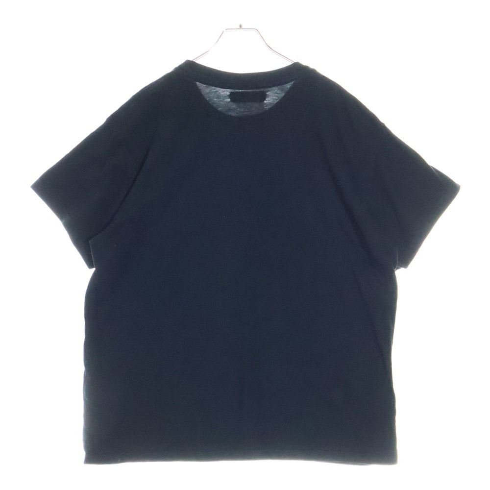 AMIRI(アミリ) ファイヤーロゴTシャツ 半袖クルーネックカットソー ブラック