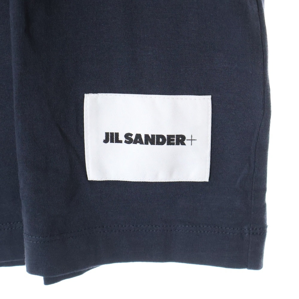 JIL SANDER +(ジルサンダープラス) 3PACK TEE 3パック ロングスリーブ クルーネック 長袖 Tシャツ カットソー ネイビー J47GC0002 J45048