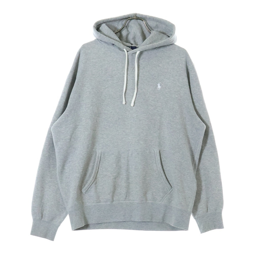 POLO RALPH LAUREN(ポロラルフローレン) 22AW ×Ron Herman ロンハーマン 76プリント プルオーバー フーデッド スウェット パーカー グレー 710891321001