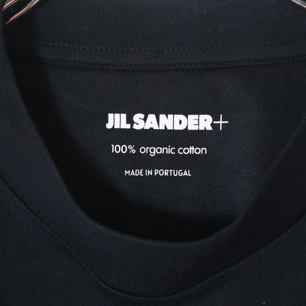 JIL SANDER +(ジルサンダープラス) 3PACK TEE 3パック ロングスリーブ クルーネック 長袖 Tシャツ カットソー ブラック J47GC0002 J45048
