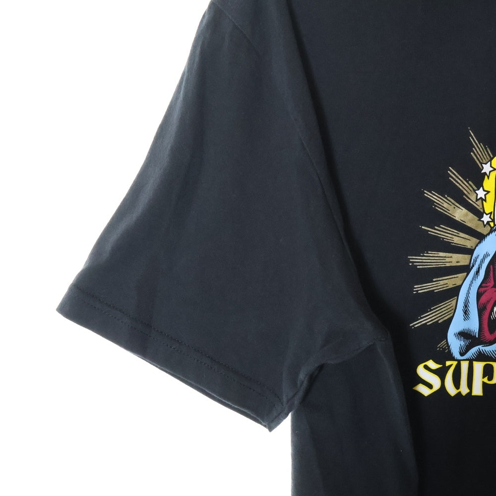 SUPREME(シュプリーム) 24AW Blood Tee Sean Cliver ショーンクライバー マリア ブラッド クルーネック 半袖Tシャツ ブラック