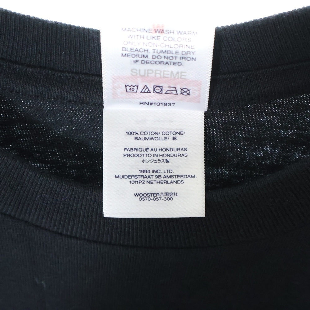 SUPREME(シュプリーム) 24AW Blood Tee Sean Cliver ショーンクライバー マリア ブラッド クルーネック 半袖Tシャツ ブラック