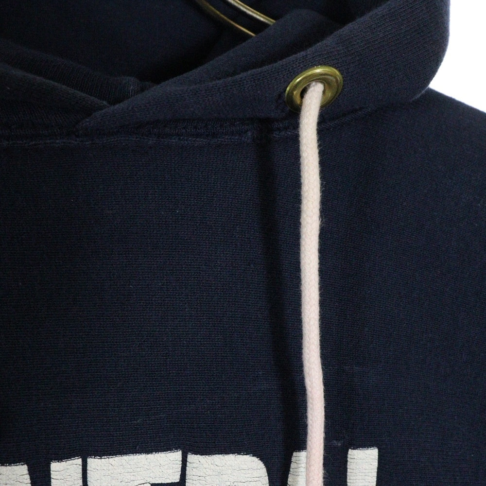 CHAMPION(チャンピオン) 80S ヴィンテージ リバースウィーブ セントラルミシガン トリコタグ前期 旧ハトメ プルオーバースウェットパーカー ネイビー