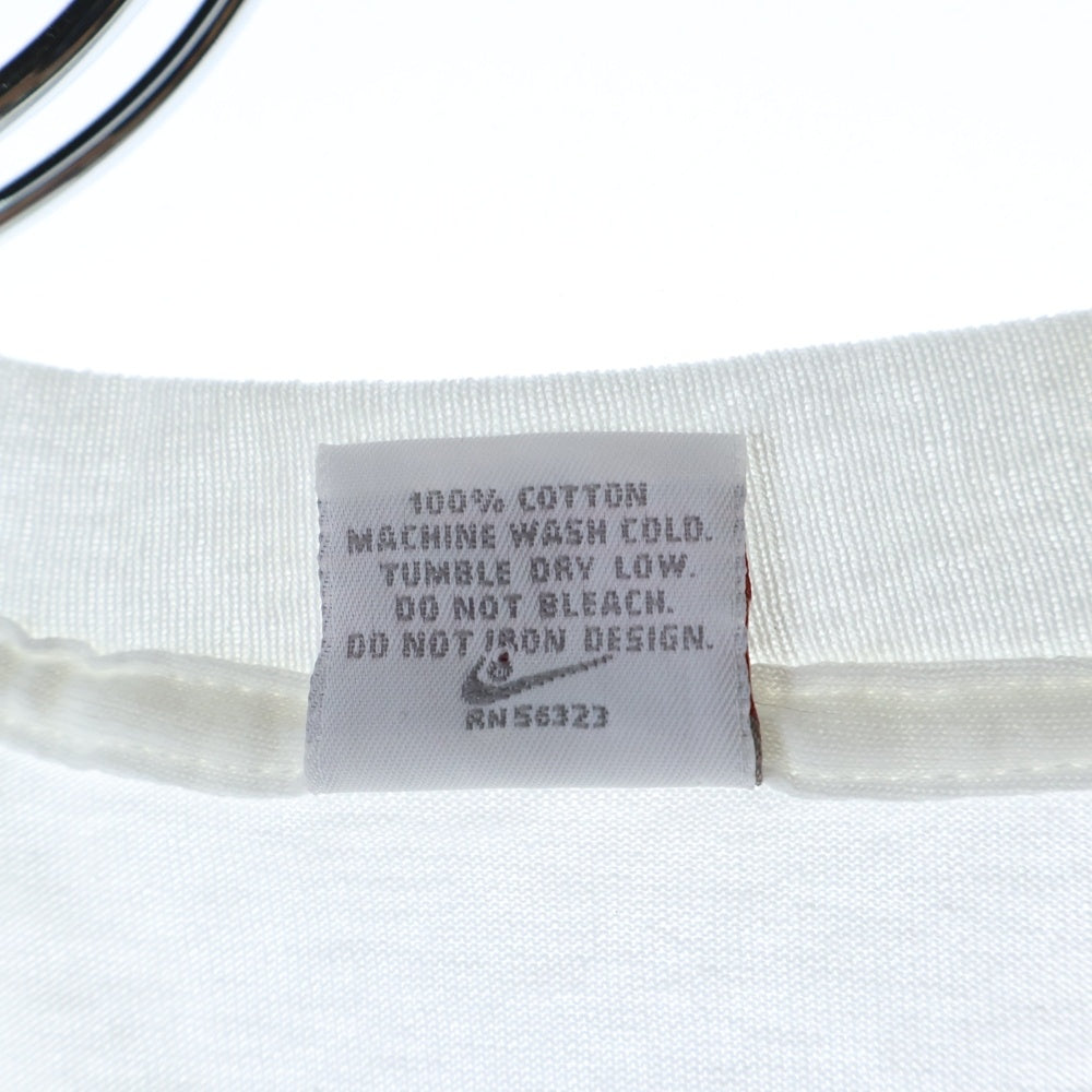 NIKE(ナイキ) 90S VINTAGE JUST DO IT S/S TEE ヴィンテージ ジャストドゥイット フロントロゴTシャツ 銀タグ 半袖クルーネックカットソー ホワイト