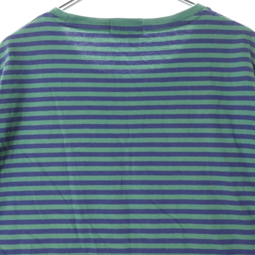 POLO RALPH LAUREN(ポロラルフローレン) BORDER S/S TEE ボーダーTシャツ 半袖クルーネックカットソー ネイビー/グリーン