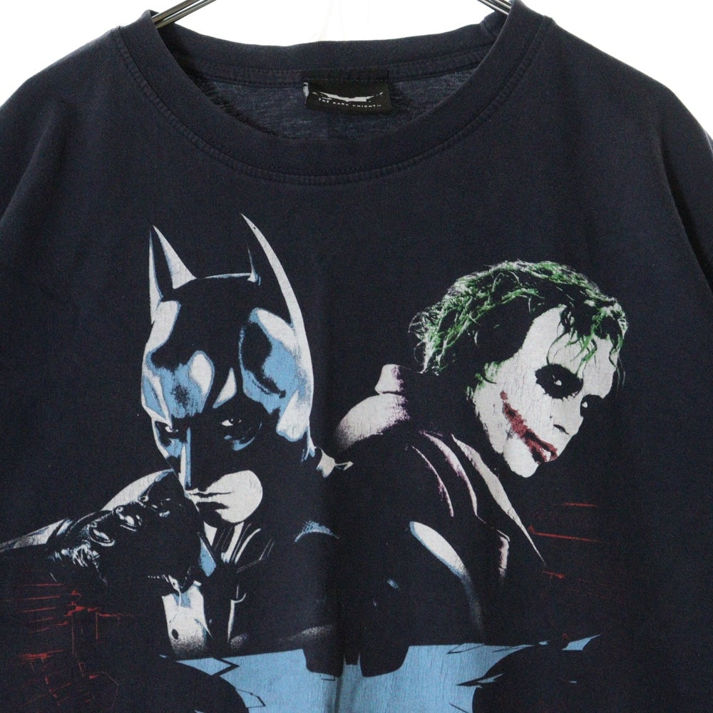 VINTAGE(ヴィンテージ) 00S VINTAGE THE DARK KNIGHT S/S TEE ヴィンテージ ザダークナイト バットマン ジョーカー フロントプリントTシャツ 半袖クルーネックカットソー ネイビー