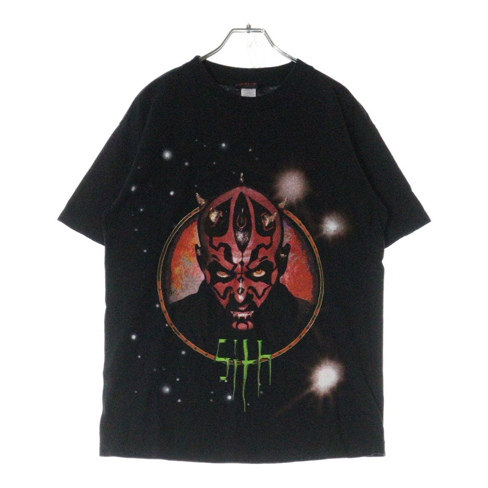 VINTAGE(ヴィンテージ) 00S VINTAGE STARWARS SITH DARTH MAUL TEE ヴィンテージ スターウォーズ シス ダースモール フロントプリントTシャツ 半袖クルーネックカットソー ブラック