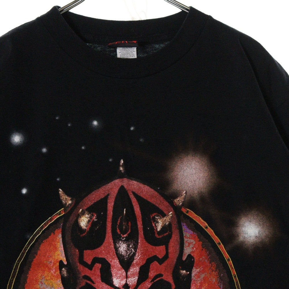VINTAGE(ヴィンテージ) 00S VINTAGE STARWARS SITH DARTH MAUL TEE ヴィンテージ スターウォーズ シス ダースモール フロントプリントTシャツ 半袖クルーネックカットソー ブラック