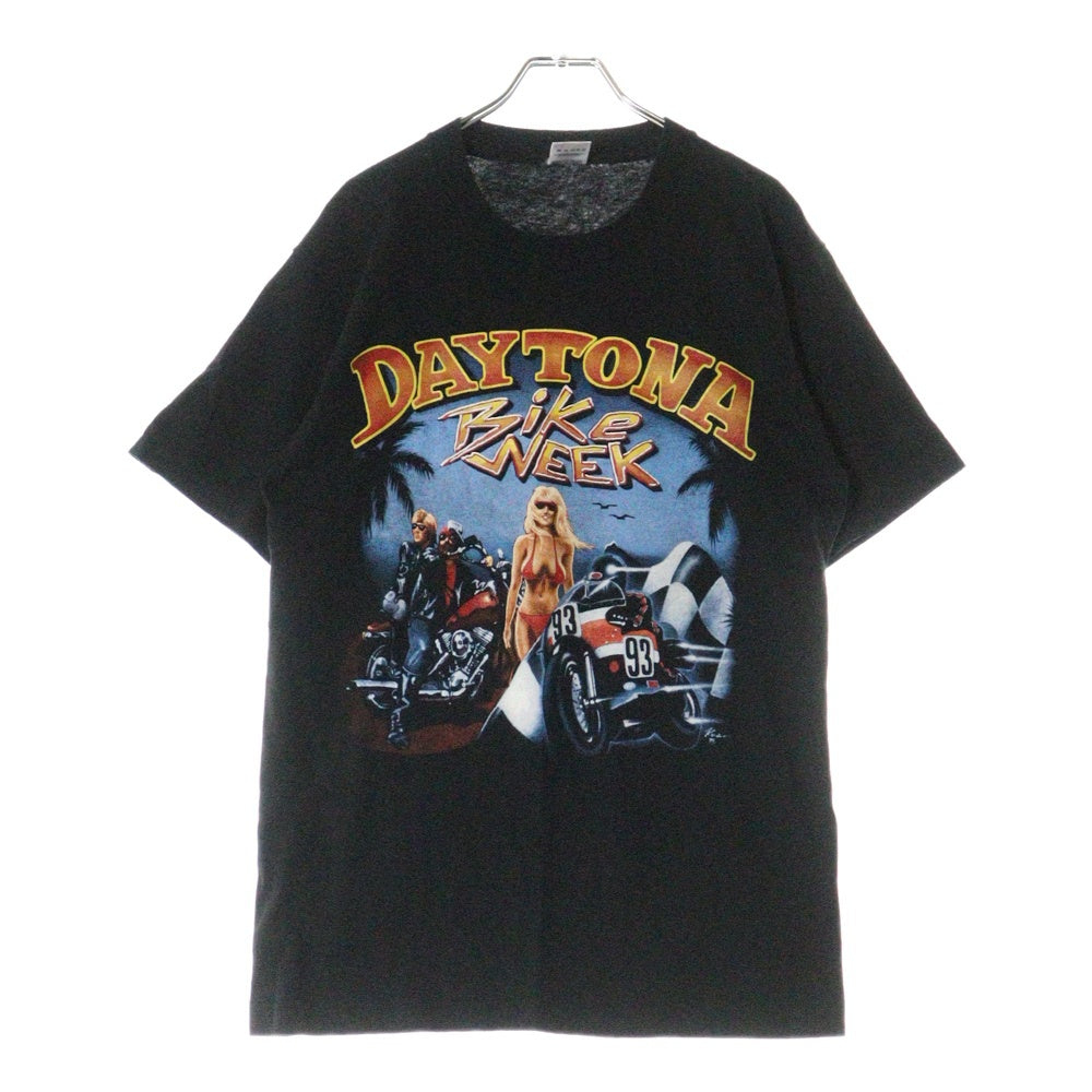 VINTAGE(ヴィンテージ) 90S VINTAGE DAYTONA BIKE WEEK 1993 TEE ヴィンテージ デイトナバイクウィーク 両面プリントTシャツ 半袖クルーネックカットソー ブラック